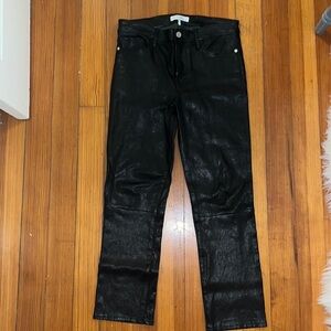 Frame leather pants